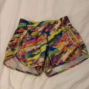 Lululemon colourful athletic wear Shorts 6
